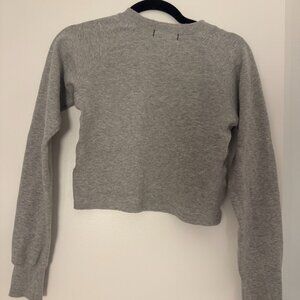 AMO long sleeve waffle shirt